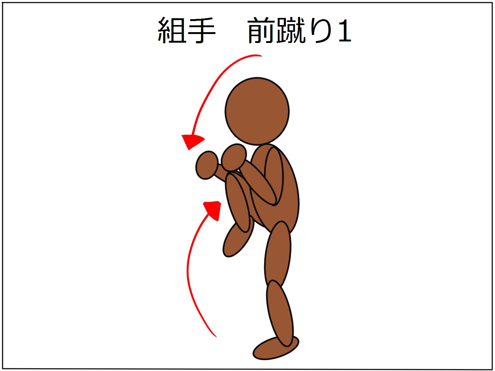 極真空手 初心者用 前蹴りの基本を覚えて 組手で使える様になろう 極真カラテ黒帯への道